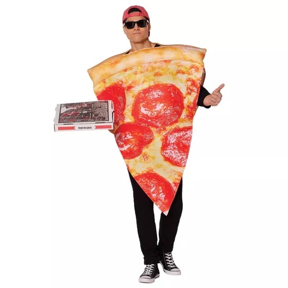 Spirit Halloween Adult Pepperoni Pizza One Size Fits Most Costume Funny Food NIB - Picture 2 of 4